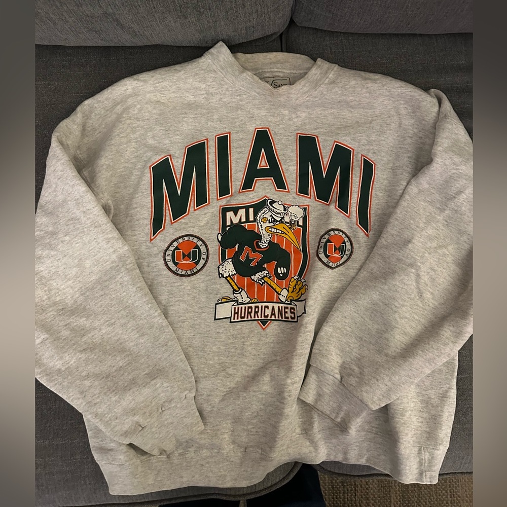 Miami Hurricanes vintage sweatshirt